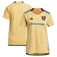 Women's adidas Gold Real Salt Lake 2023 The Beehive State Kit Replica Jersey