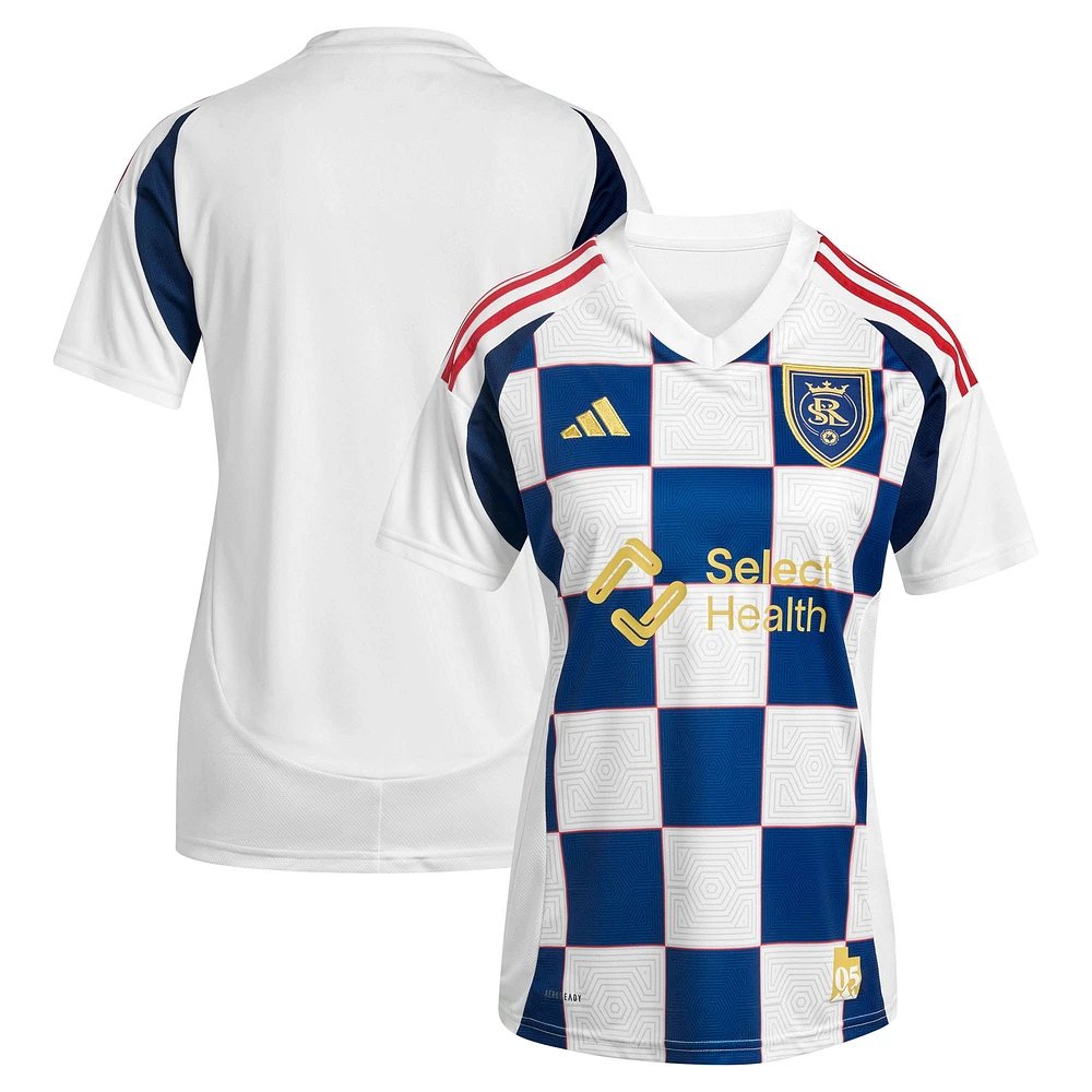 Women's adidas  White Real Salt Lake 2025 Grid City Replica Jersey