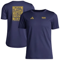 Youth adidas  Navy Real Salt Lake Local Wrap T-Shirt