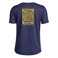 Youth adidas  Navy Real Salt Lake Local Wrap T-Shirt