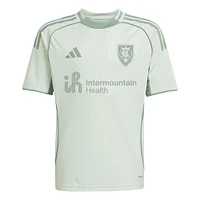 Youth adidas Light Green Real Salt Lake 2025 One Planet Pre-Match Top