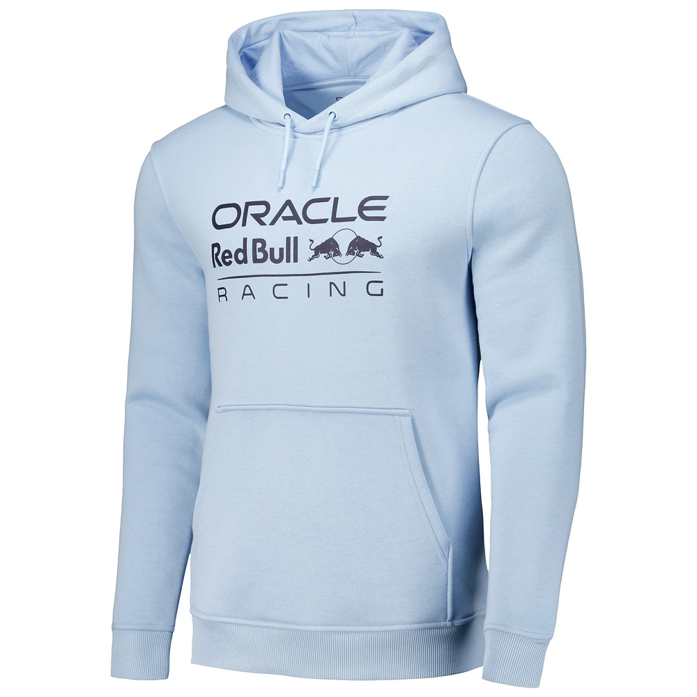 Men's Castore Light Blue Red Bull Racing Core Overhead Pullover Hoodie