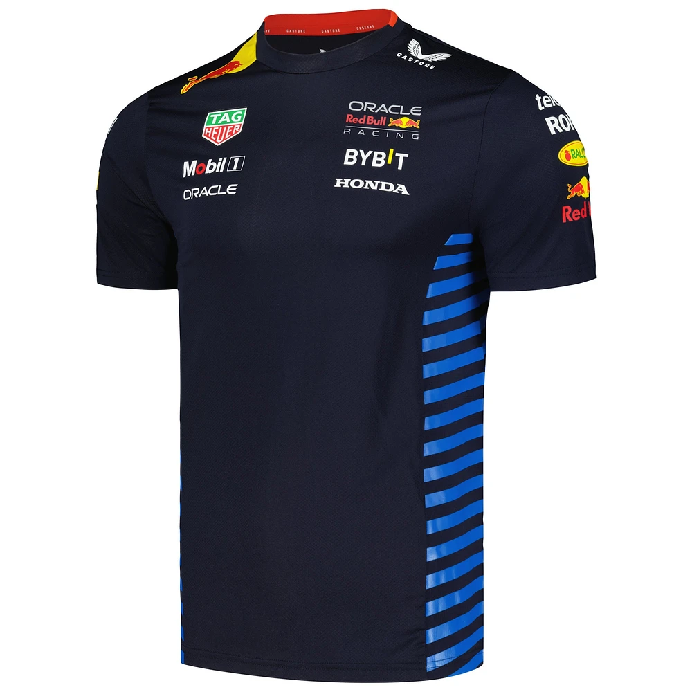 Men's Castore Navy Red Bull Racing 2024 Set Up T-Shirt