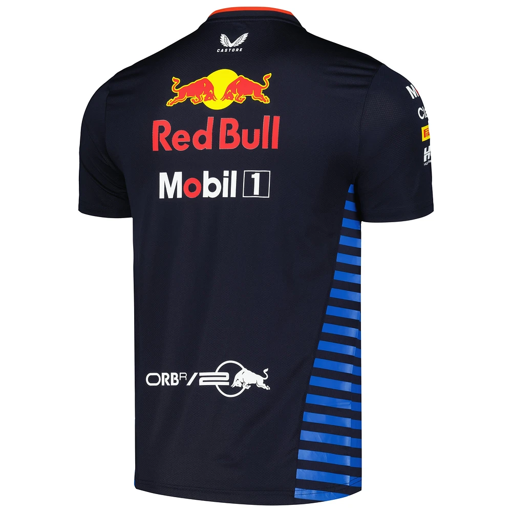 Men's Castore Navy Red Bull Racing 2024 Set Up T-Shirt