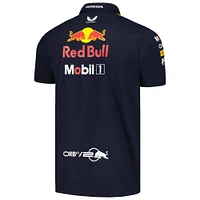 Men's Castore Navy Red Bull Racing 2024 Team Button-Down Shirt