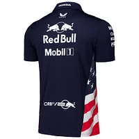 Men's Castore  Navy Red Bull Racing America Race Team Polo