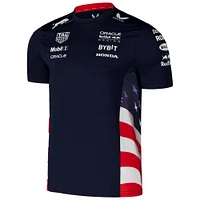 Men's Castore Navy Red Bull Racing American Race Team T-Shirt