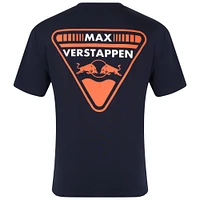 Men's Max Verstappen Navy Red Bull Racing Oversized Crest T-Shirt