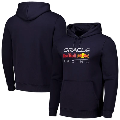 Sweat à capuche Castore bleu marine Red Bull Racing Core Overhead pour hommes