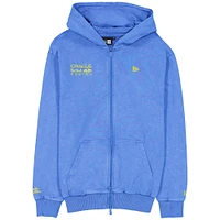 Men's New Era  Blue Red Bull Racing Oversized Full-Zip Hoodie