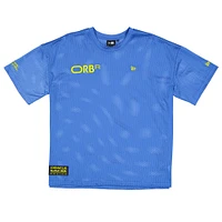 Men's New Era  Blue Red Bull Racing Oversized Graphic Mesh T-Shirt