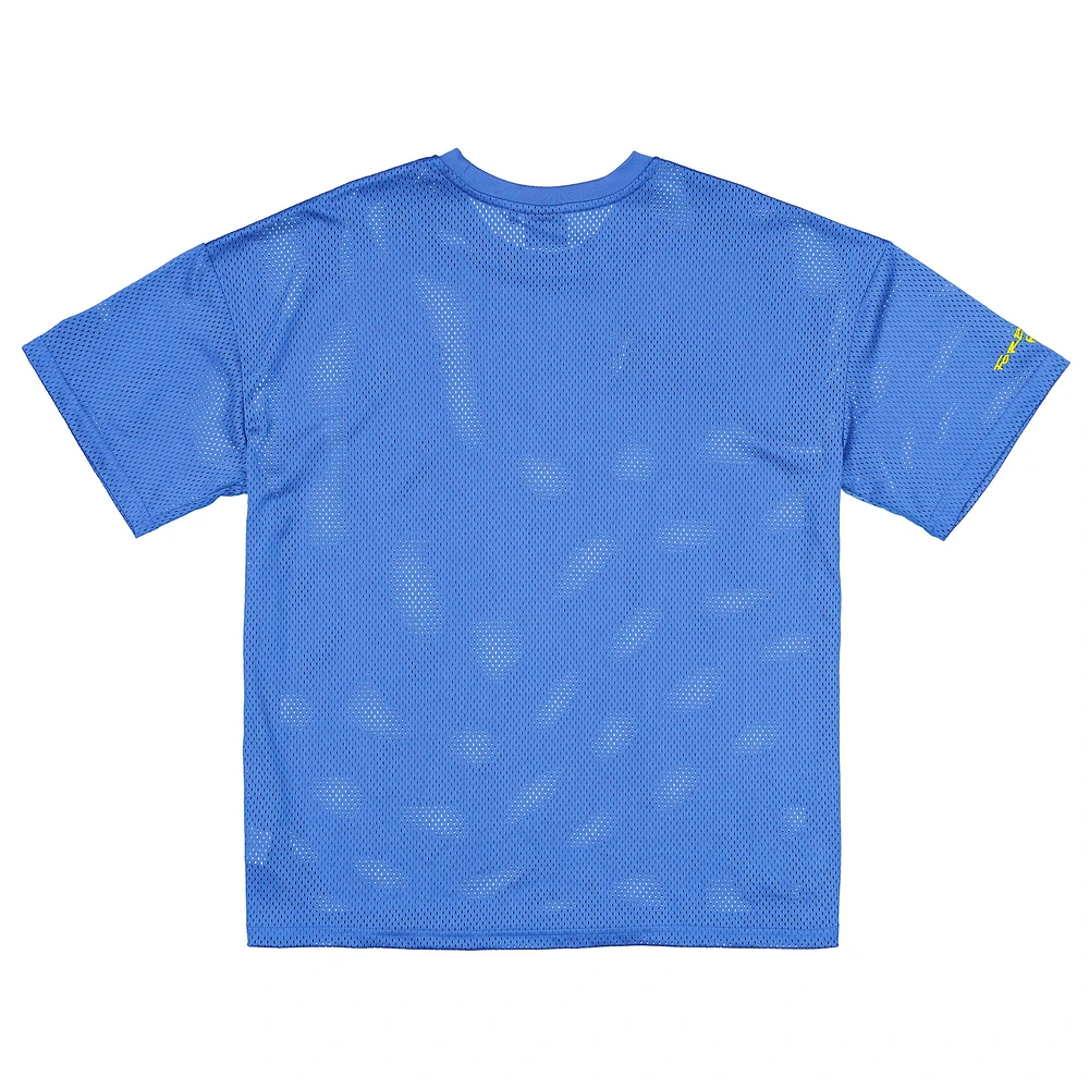 Men's New Era  Blue Red Bull Racing Oversized Graphic Mesh T-Shirt