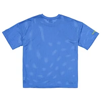 Men's New Era  Blue Red Bull Racing Oversized Graphic Mesh T-Shirt