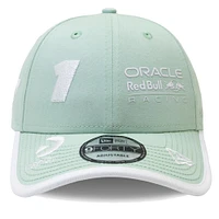 Casquette ajustable 9FORTY verte Red Bull Racing n° 1 de Max Verstappen pour homme de New Era