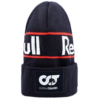 Men's New Era Max Verstappen Navy Red Bull Racing Replica Driver Cuff Knit Hat