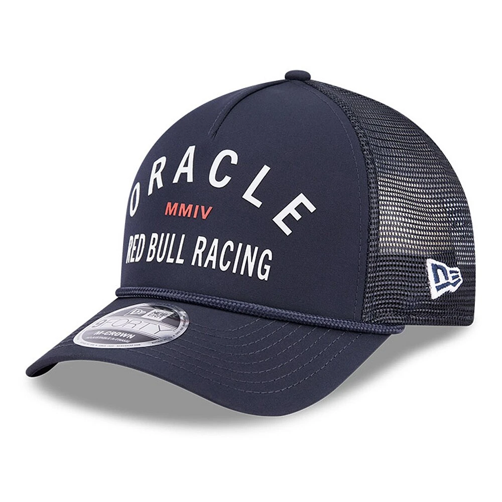 Men's New Era  Navy Red Bull Racing 9FORTY Trucker Hat