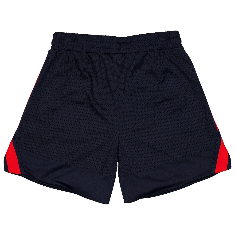 Men's New Era  Navy Red Bull Racing Basketball Mesh Shorts
