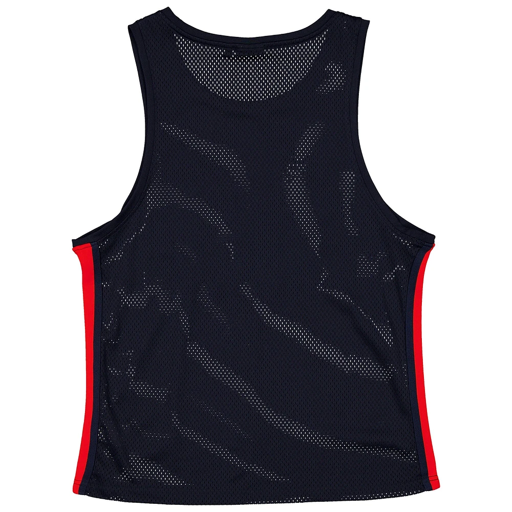 Men's New Era  Navy Red Bull Racing Basketball Mesh Tank Top