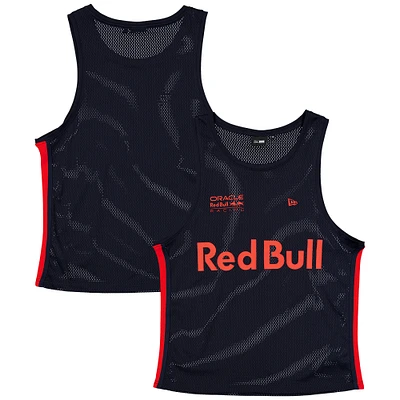 Men's New Era  Navy Red Bull Racing Basketball Mesh Tank Top