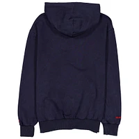 Men's New Era  Navy Red Bull Racing Oversized Full-Zip Hoodie
