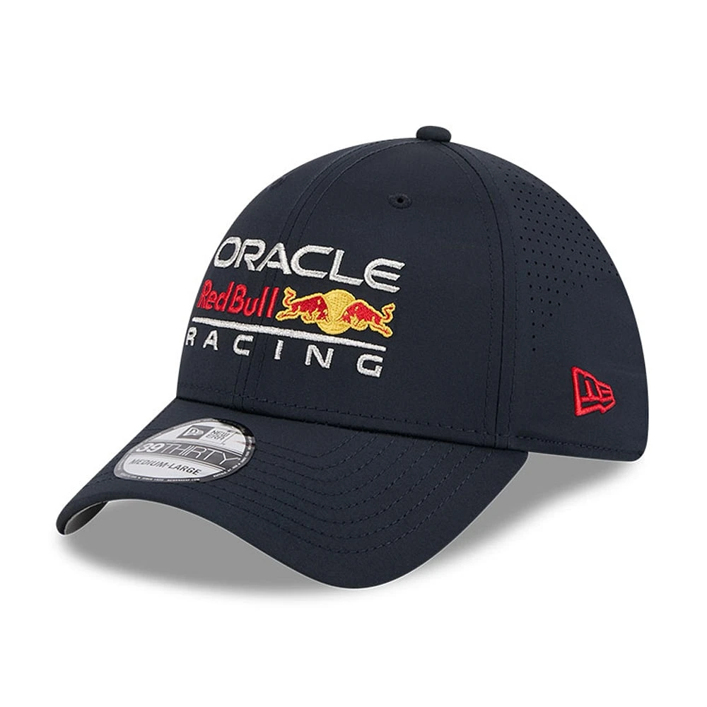 Casquette perforée 39THIRTY Flex New Era bleu marine Red Bull Racing pour homme