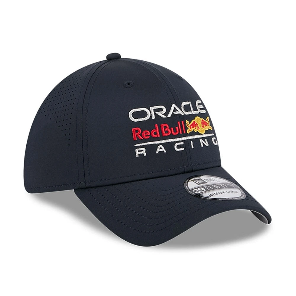 Casquette perforée 39THIRTY Flex New Era bleu marine Red Bull Racing pour homme
