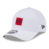 Men's New Era  White Red Bull Racing A-Frame 9FORTY Adjustable Hat