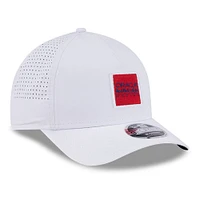 Men's New Era  White Red Bull Racing A-Frame 9FORTY Adjustable Hat