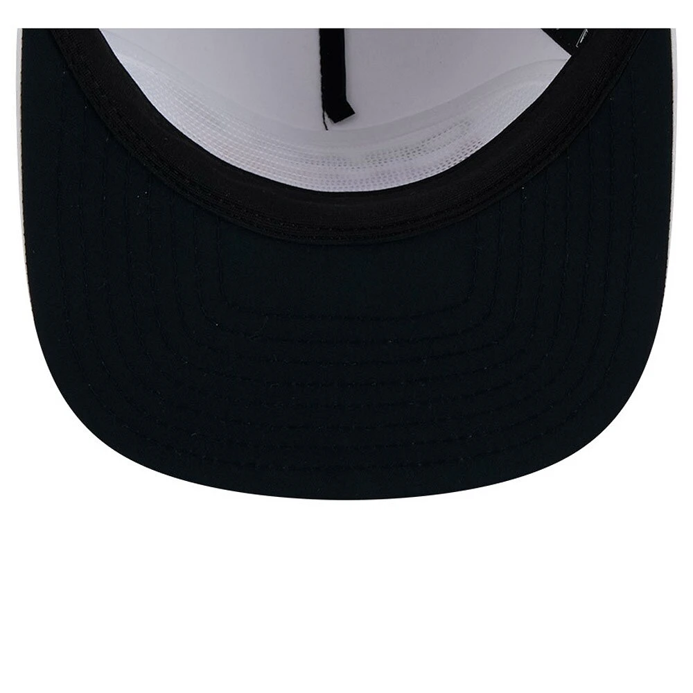 Men's New Era White Red Bull Racing Leisure Featherweight Perforated Rope Golfer Snapback Hat