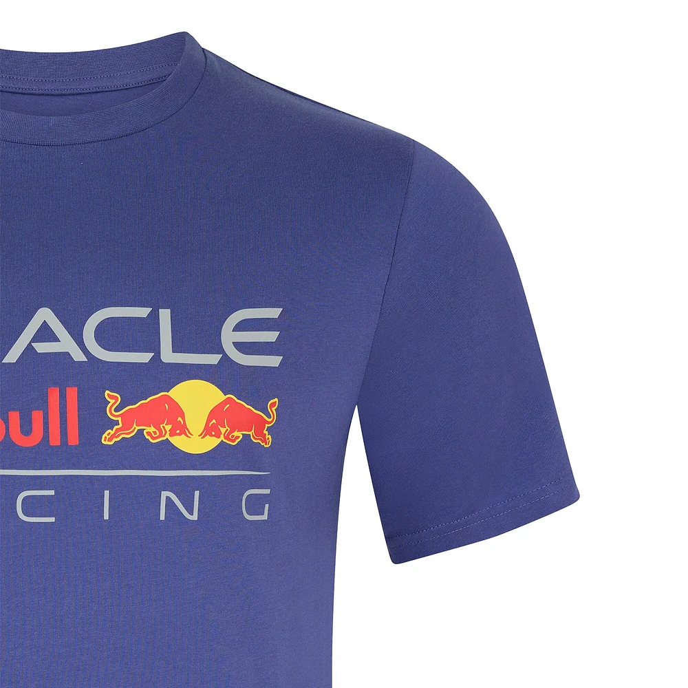 T-shirt unisexe bleu avec logo Red Bull Racing