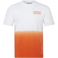Unisex Castore Max Verstappen White/Orange Red Bull Racing 2023 Driver T-Shirt