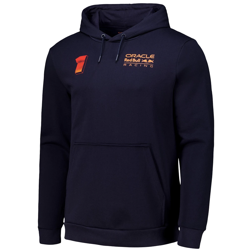 Unisex Max Verstappen Navy Red Bull Racing Expression Driver Pullover Hoodie