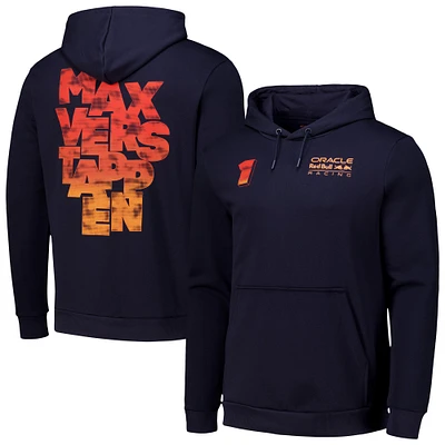 Unisex Max Verstappen Navy Red Bull Racing Expression Driver Pullover Hoodie