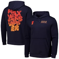 Unisex Max Verstappen Navy Red Bull Racing Expression Driver Pullover Hoodie