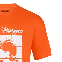 Unisex Max Verstappen Orange Red Bull Racing Driver Puzzle T-Shirt