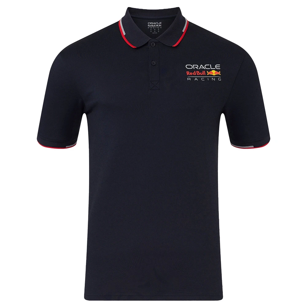 Unisex Navy Red Bull Racing Full-Color Logo Polo