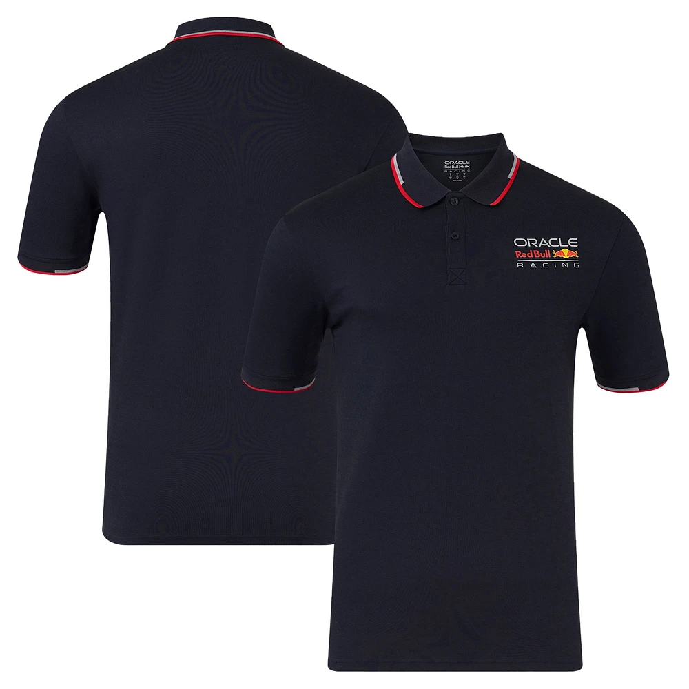 Unisex Navy Red Bull Racing Full-Color Logo Polo