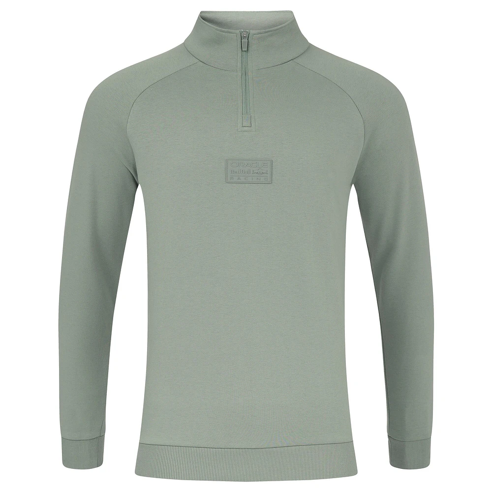 Sweat-shirt unisexe Red Bull Racing Mint 2025 à fermeture éclair quart de tour