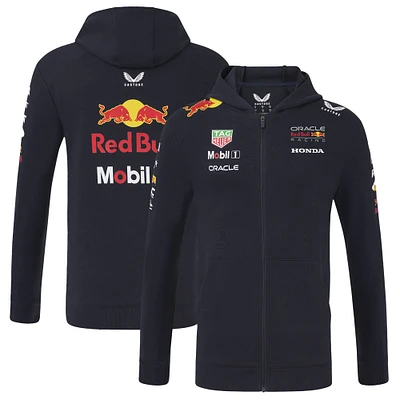 Unisex Red Bull Racing Navy Replica Full-Zip Hoodie