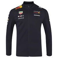 Unisex Red Bull Racing Navy Replica Full-Zip Softshell Jacket