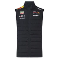 Gilet hybride Red Bull Racing Replica unisexe bleu marine avec fermeture éclair intégrale