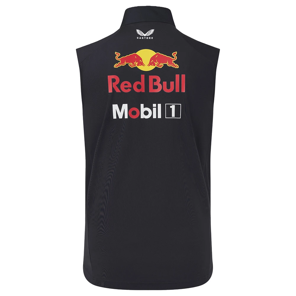 Gilet hybride Red Bull Racing Replica unisexe bleu marine avec fermeture éclair intégrale