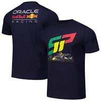 Unisex Sergio Perez Navy Red Bull Racing Checo Race Car T-Shirt