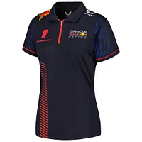 Women's Castore Max Verstappen Navy Red Bull Racing 2023 Driver Edition Quarter-Zip Polo