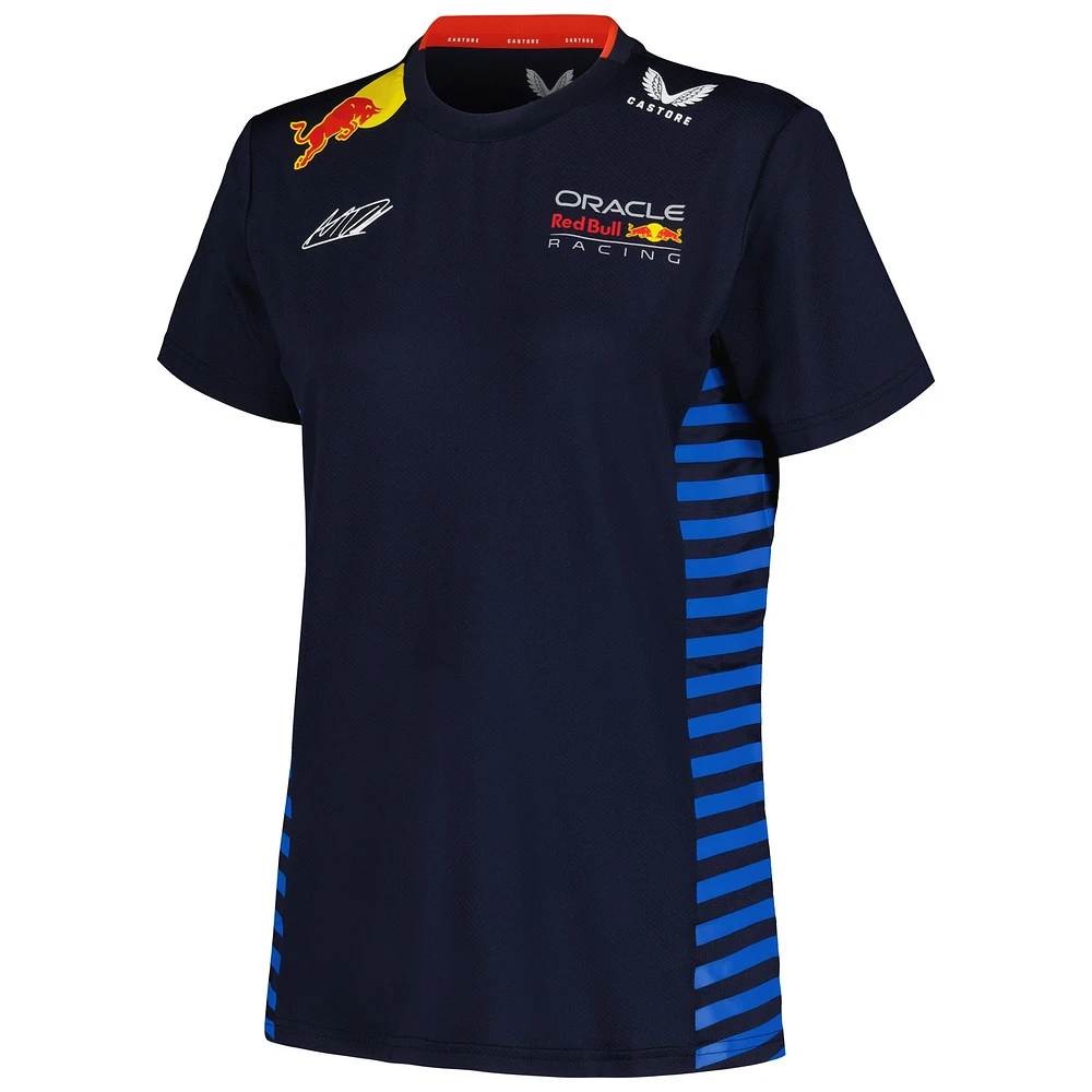 Women's Castore Max Verstappen Navy Red Bull Racing 2024 Driver T-Shirt