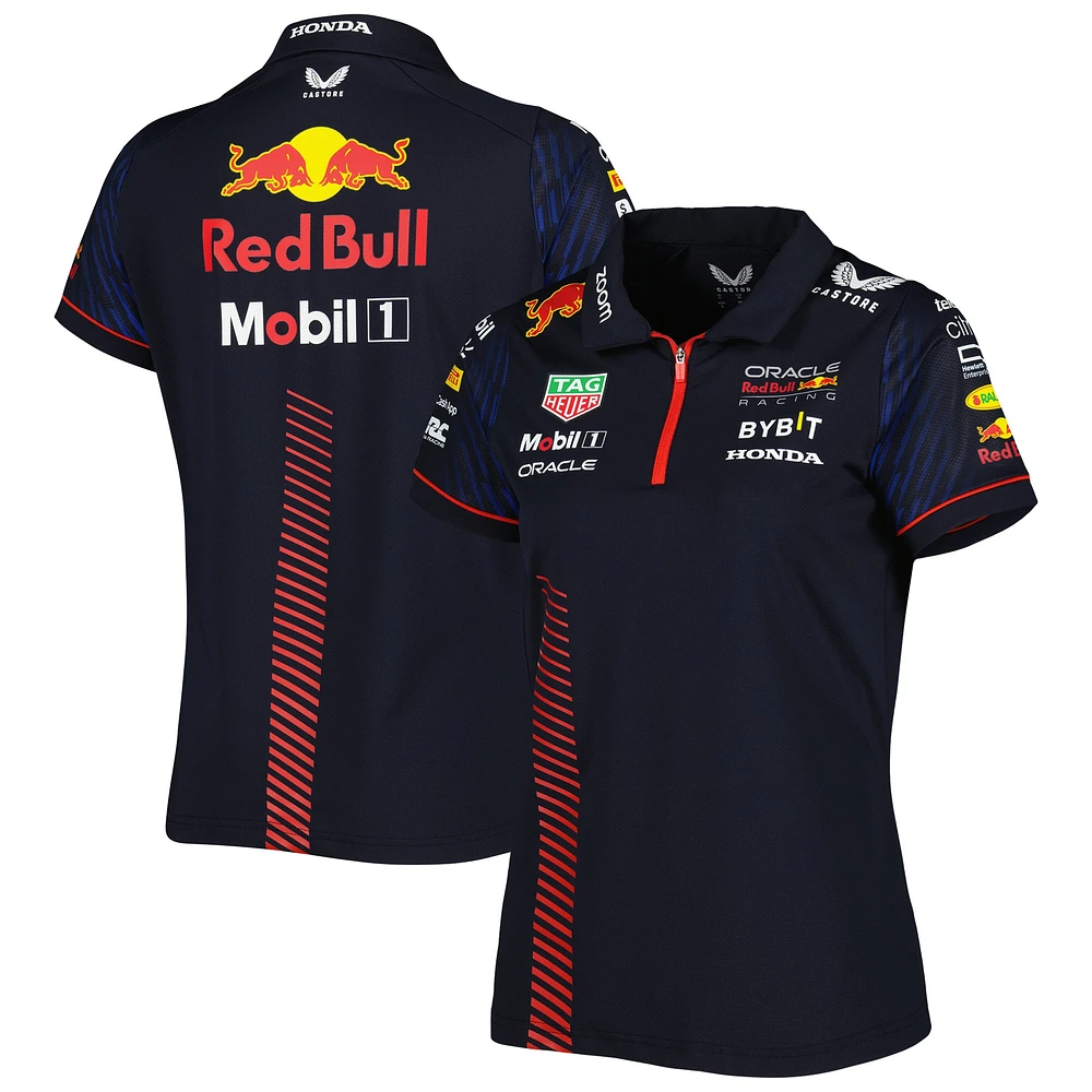 Women's Castore Navy Red Bull Racing 2023 Polo