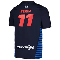 Youth Castore Sergio Perez Navy Red Bull Racing 2024 Driver T-Shirt