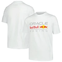 Youth Castore White Red Bull Racing Large Logo T-Shirt