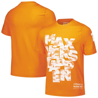 Youth Max Verstappen Orange Red Bull Racing Expression Driver T-Shirt