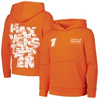 Youth Max Verstappen Orange Red Bull Racing Expression Pullover Hoodie